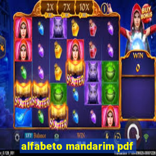 alfabeto mandarim pdf